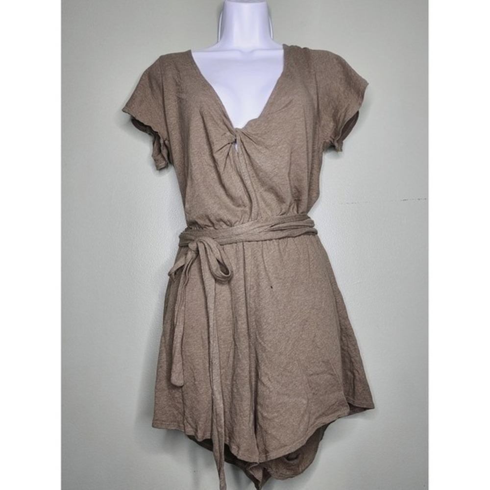Free People Romper Olive Green Shorts Boho‎ Casual M